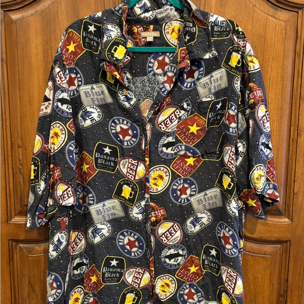 Men's Black Graphic Shirt